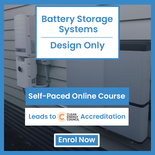 Battery Storage Design only Course
